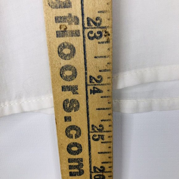 Reformation Women's Medium Long Sleeve Delicate Embroidered Blouse in Cream - Picture 10 of 10